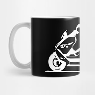 CE 04 Bike White Sketch Art Mug